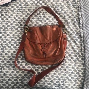 Fossil, Coral Bag, over the shoulder straps.